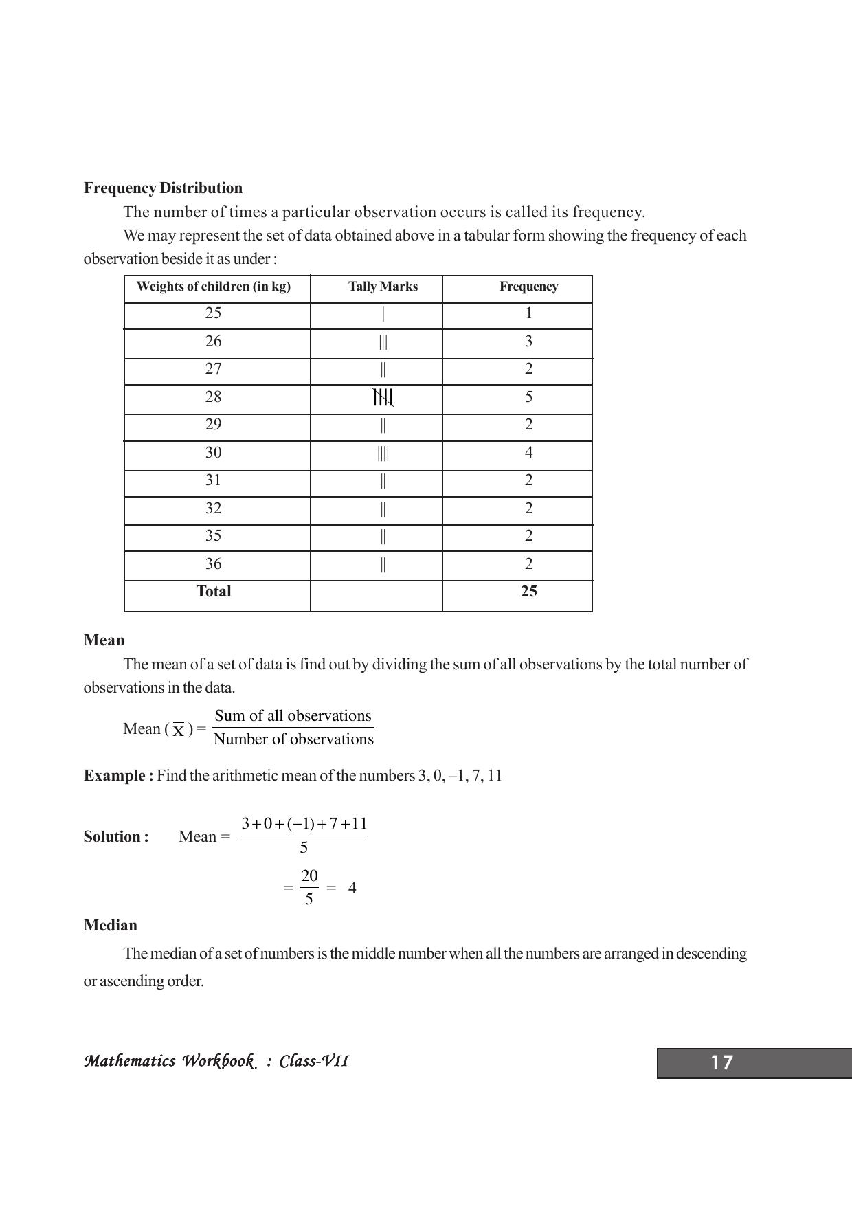 Tripura Board Class 7 Math English Version Workbooks - Page 21