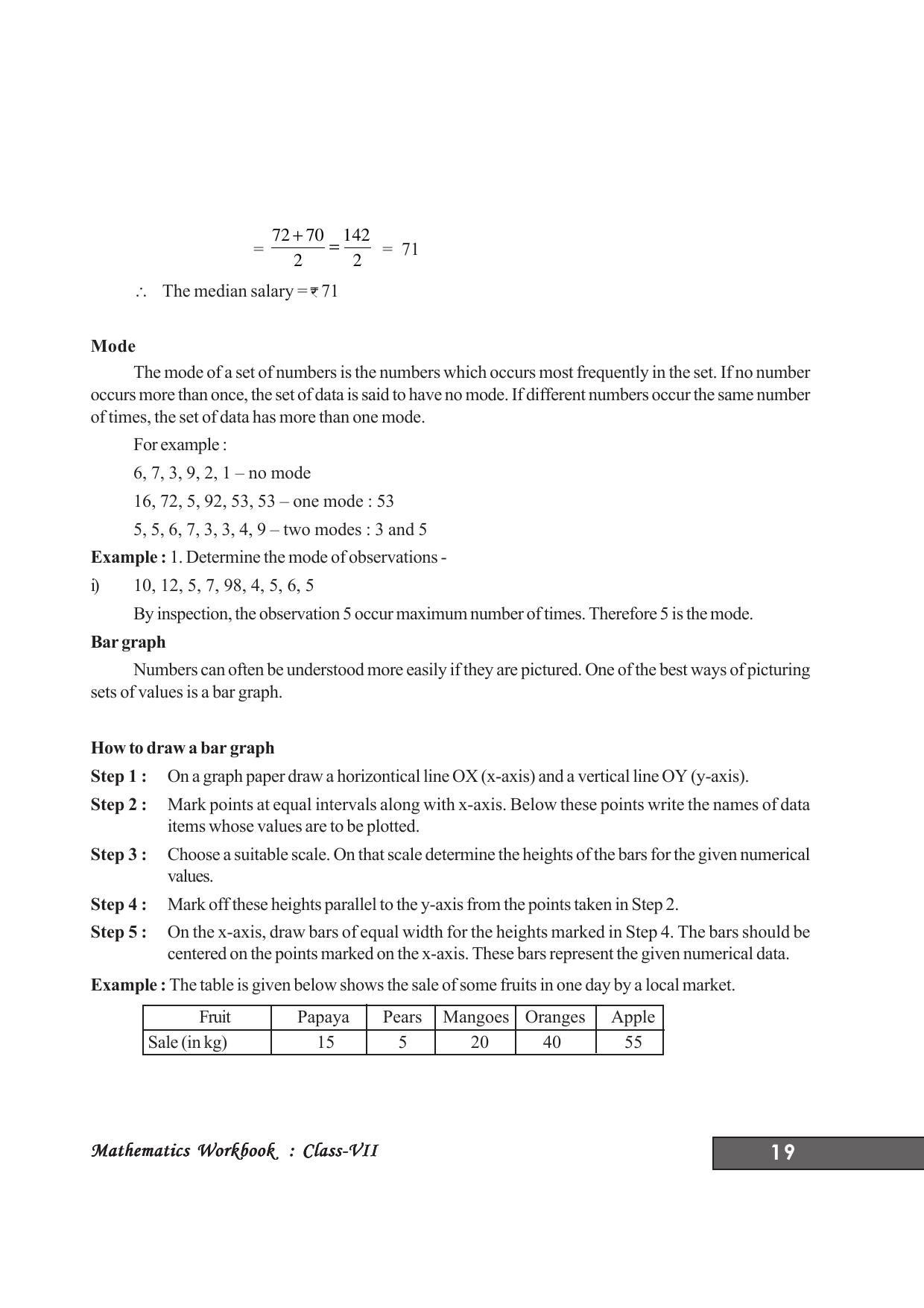Tripura Board Class 7 Math English Version Workbooks - Page 23