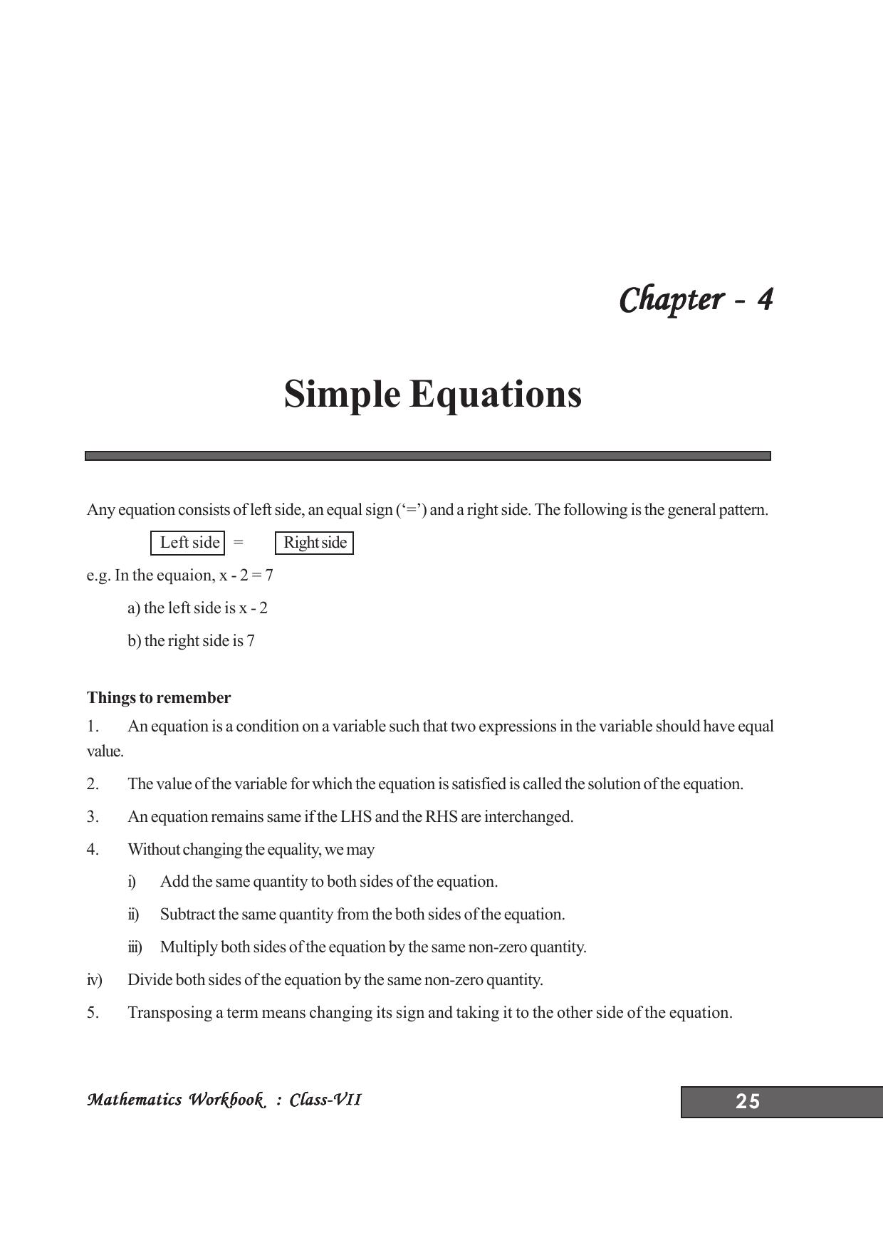 Tripura Board Class 7 Math English Version Workbooks - Page 29