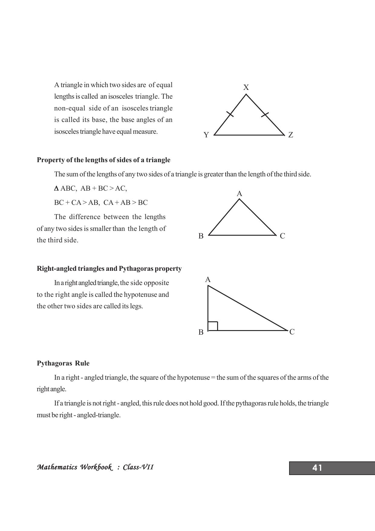 Tripura Board Class 7 Math English Version Workbooks - Page 45