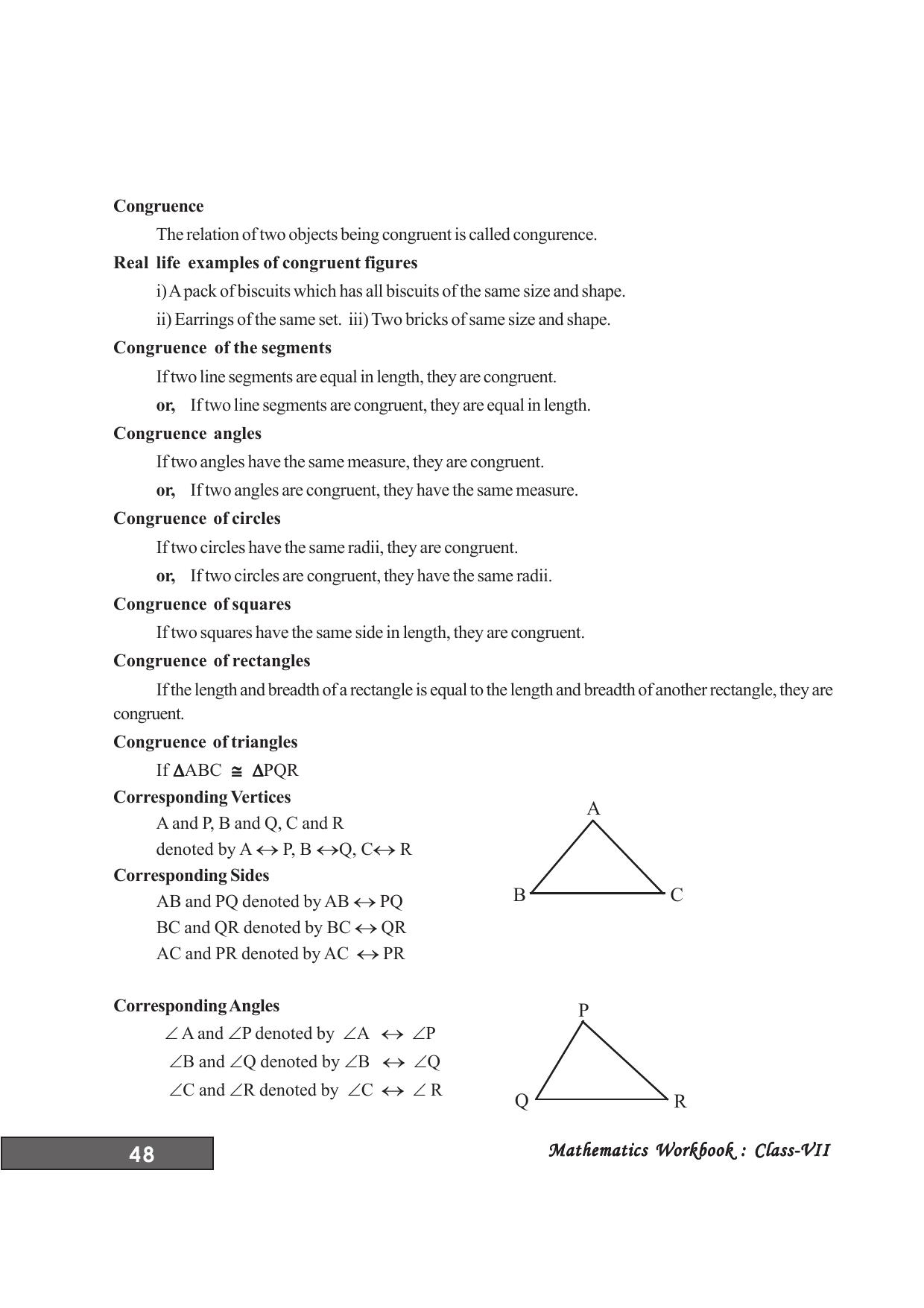 Tripura Board Class 7 Math English Version Workbooks - Page 52