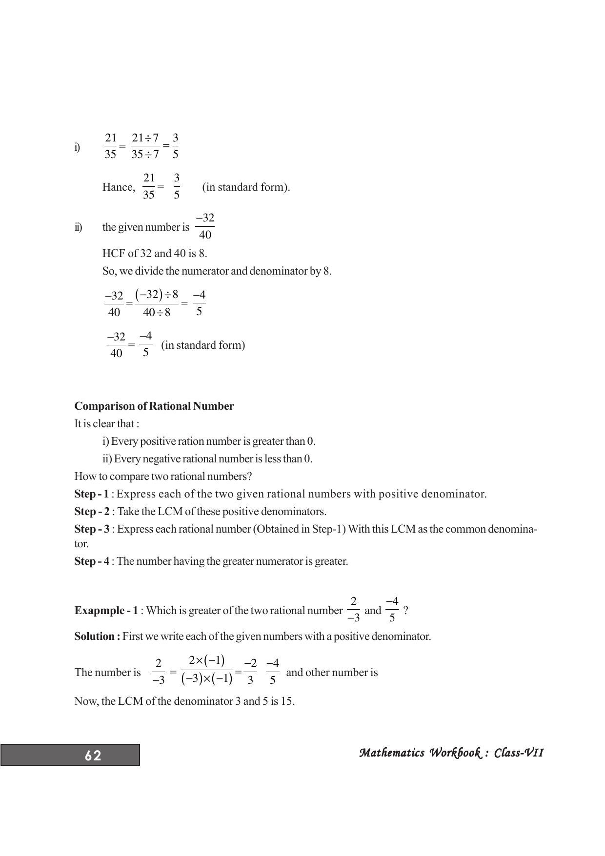 Tripura Board Class 7 Math English Version Workbooks - Page 66