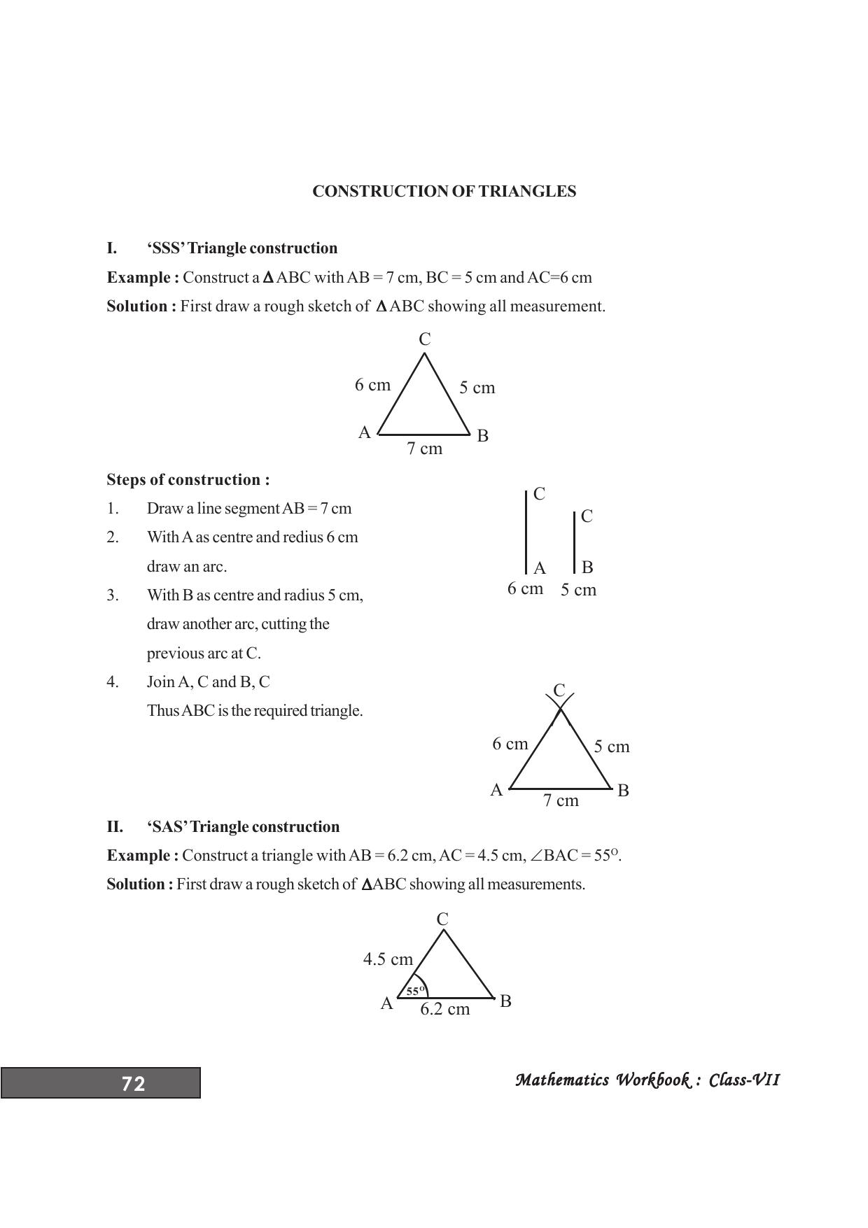 Tripura Board Class 7 Math English Version Workbooks - Page 76