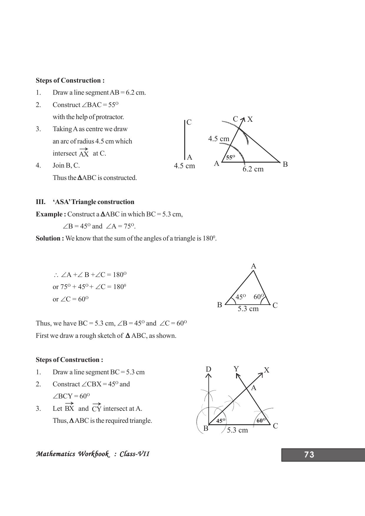Tripura Board Class 7 Math English Version Workbooks - Page 77
