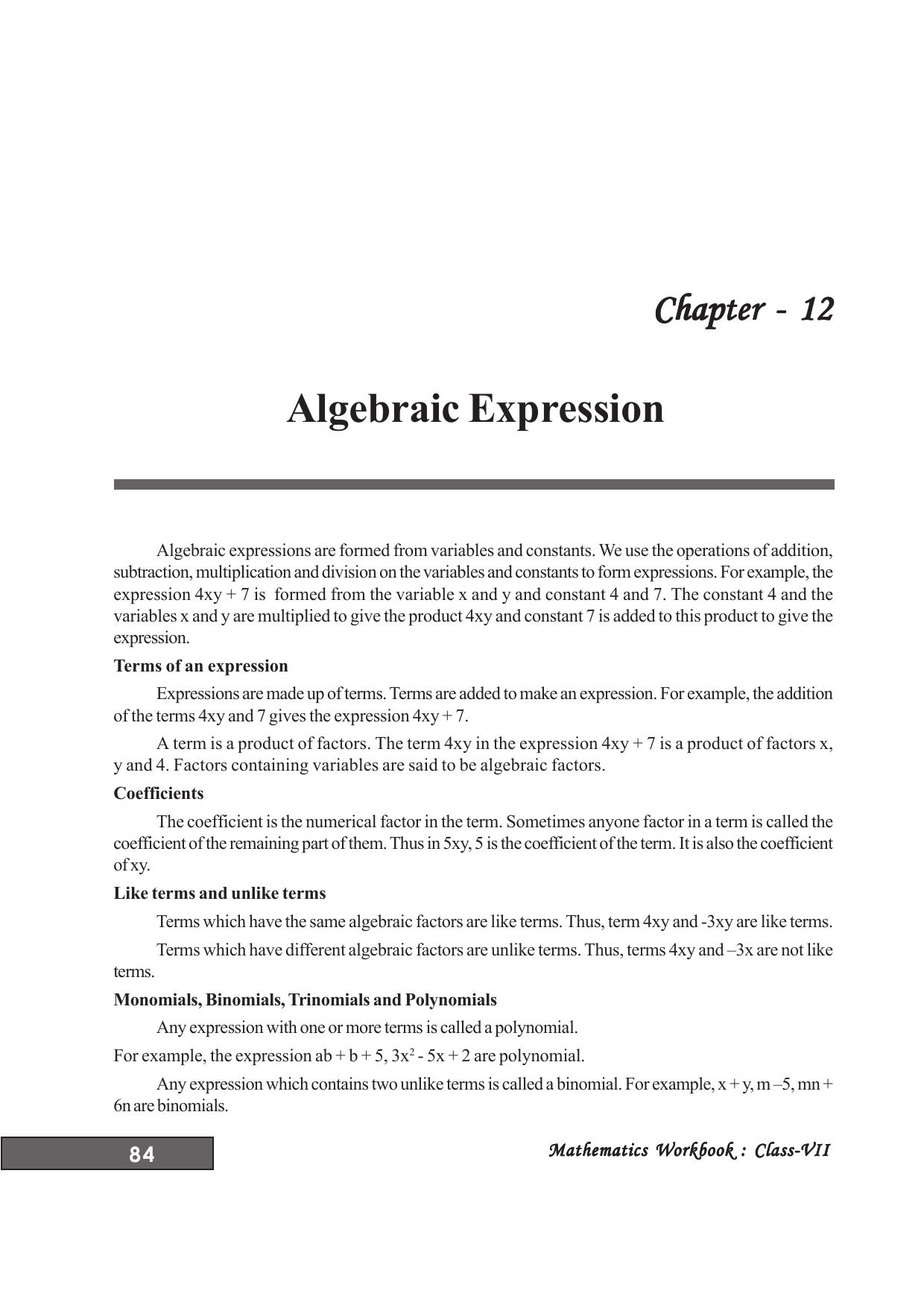 Tripura Board Class 7 Math English Version Workbooks - Page 88