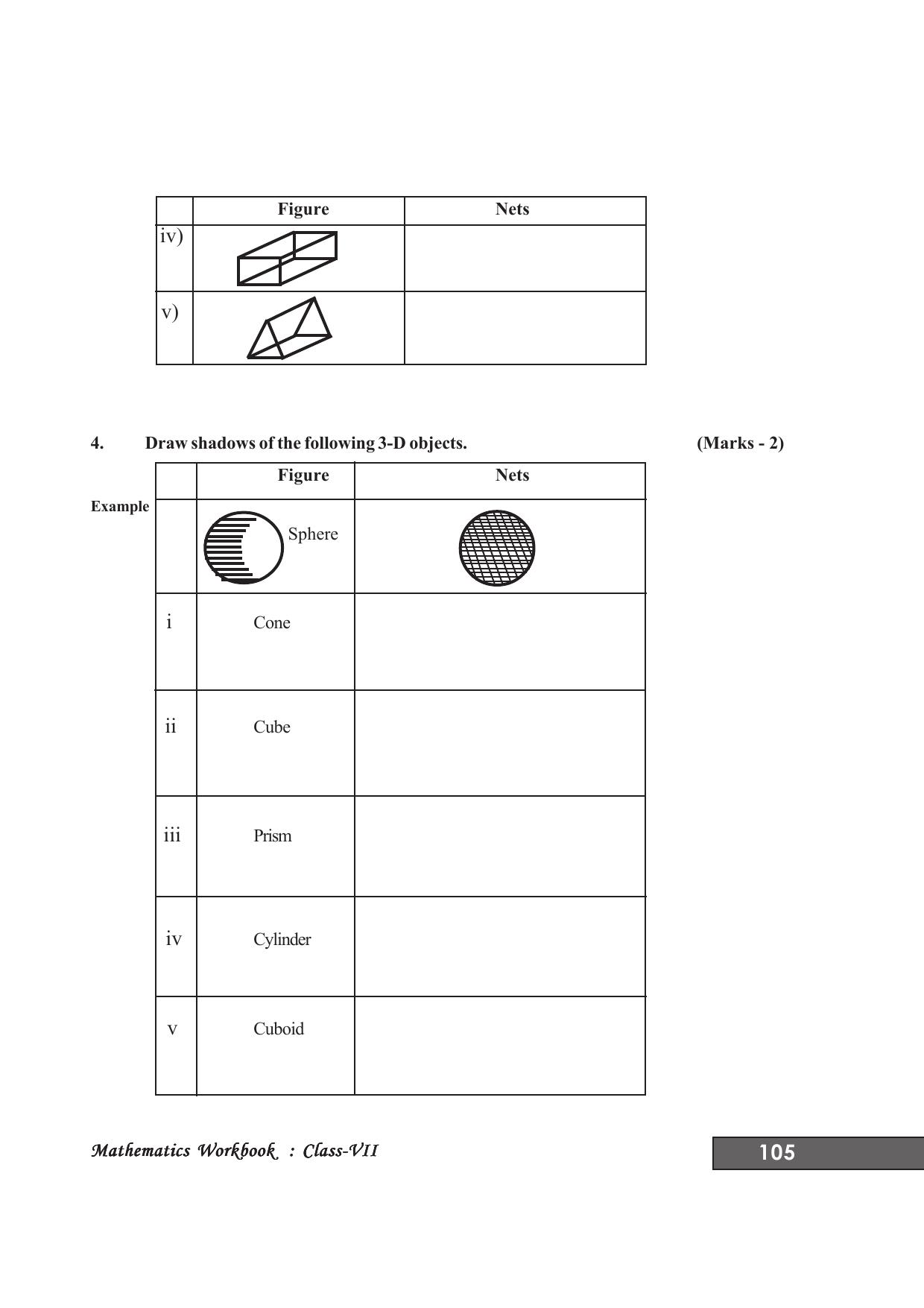 Tripura Board Class 7 Math English Version Workbooks - Page 109