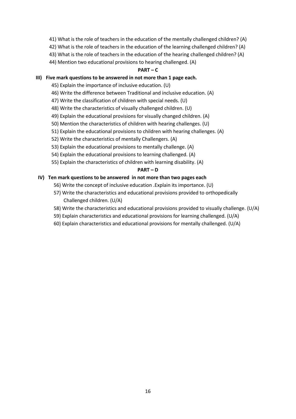 Karnataka 2nd PUC Question Bank for Education - Page 16