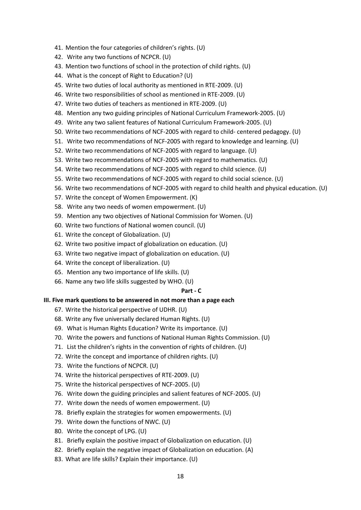 Karnataka 2nd PUC Question Bank for Education - Page 18