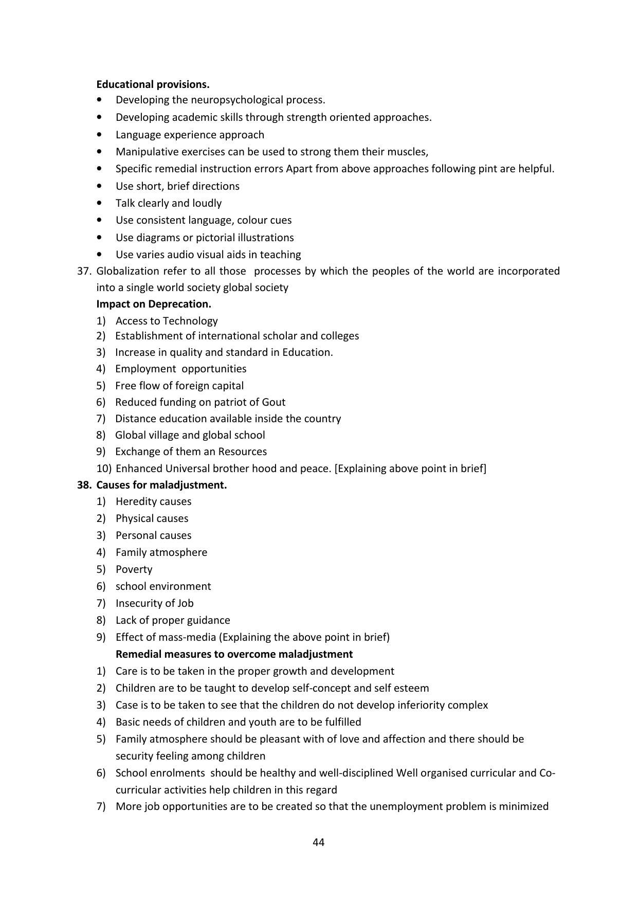 Karnataka 2nd PUC Question Bank for Education - Page 44