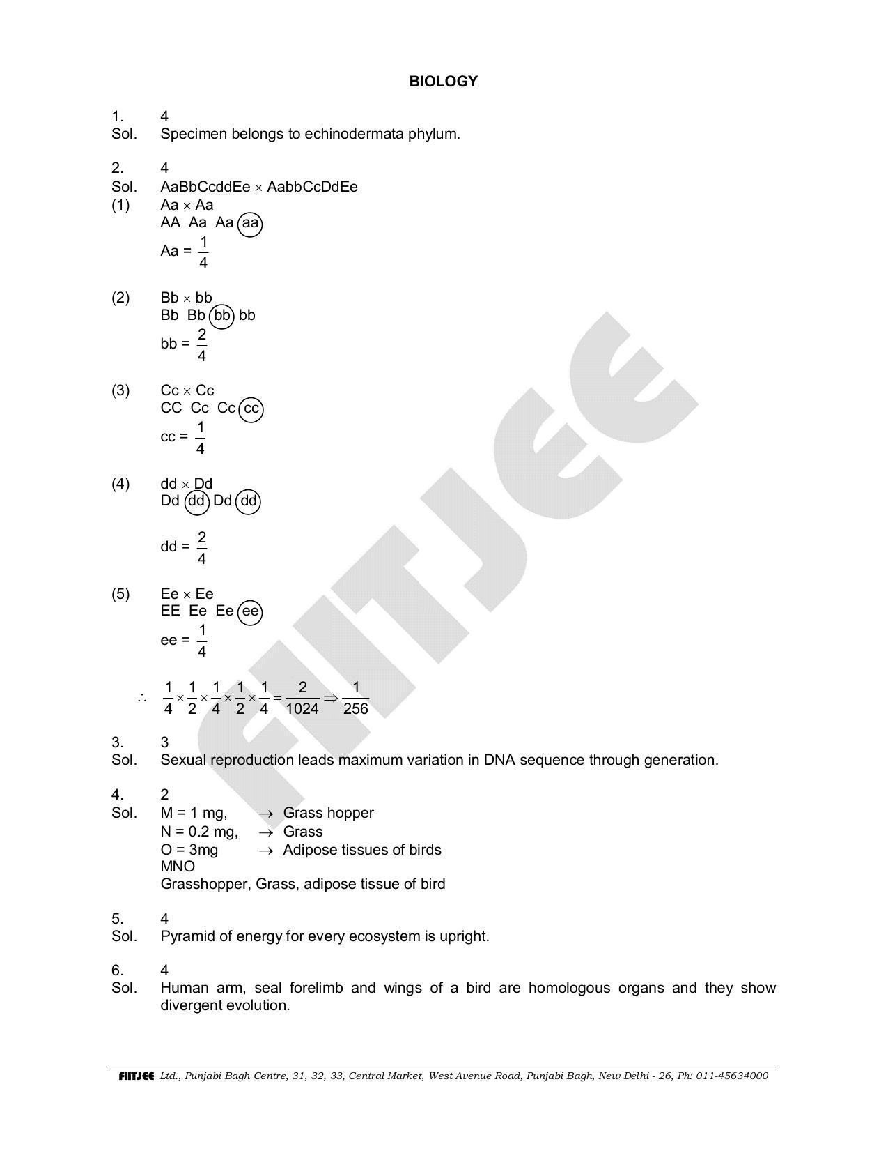 NTSE 2020 (Stage II) SAT Answer Key (Held on: February 14, 2021) - Page 2