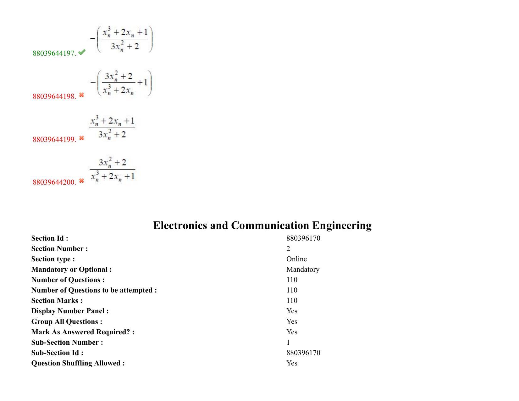 TS PGECET 2020: Electronics and Communication Engineering Question Papers - Page 8