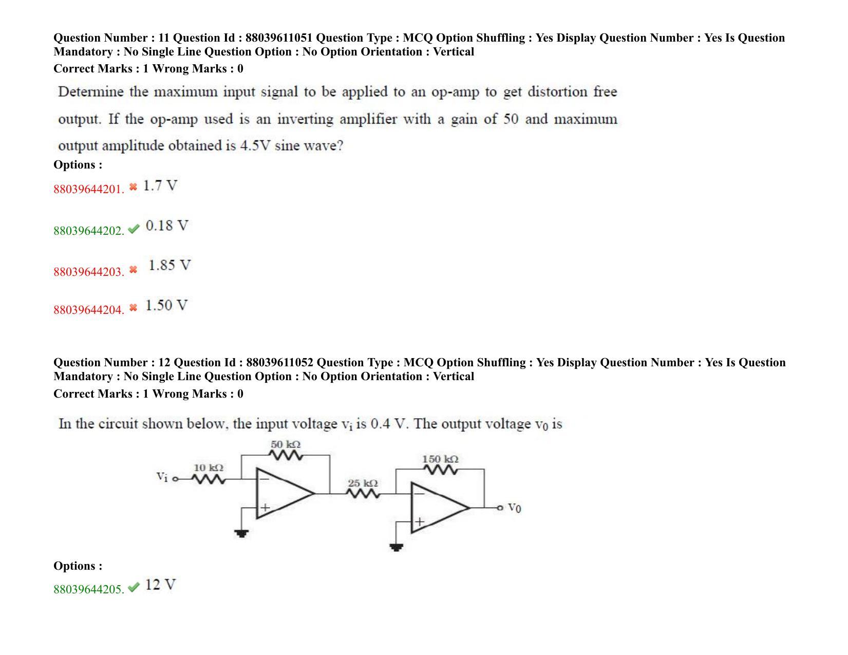 TS PGECET 2020: Electronics and Communication Engineering Question Papers - Page 9