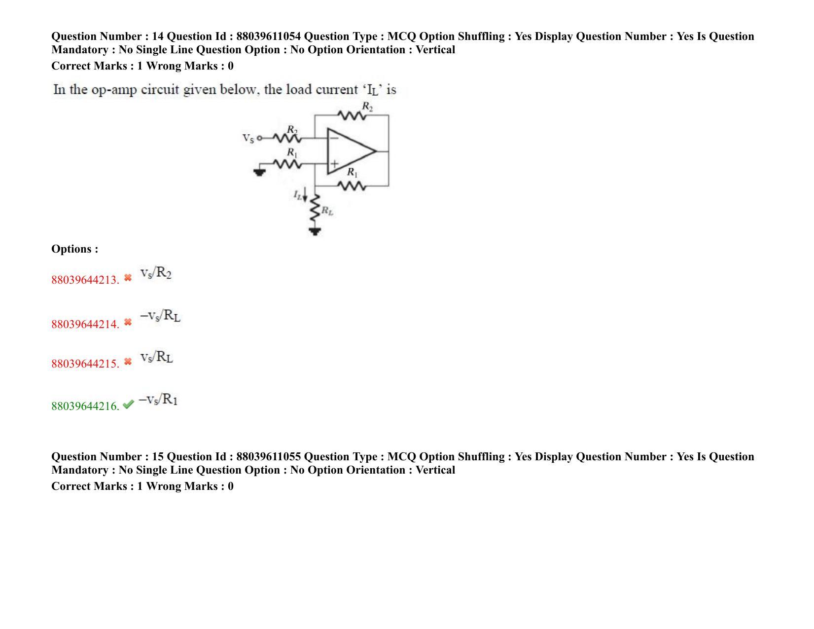 TS PGECET 2020: Electronics and Communication Engineering Question Papers - Page 11