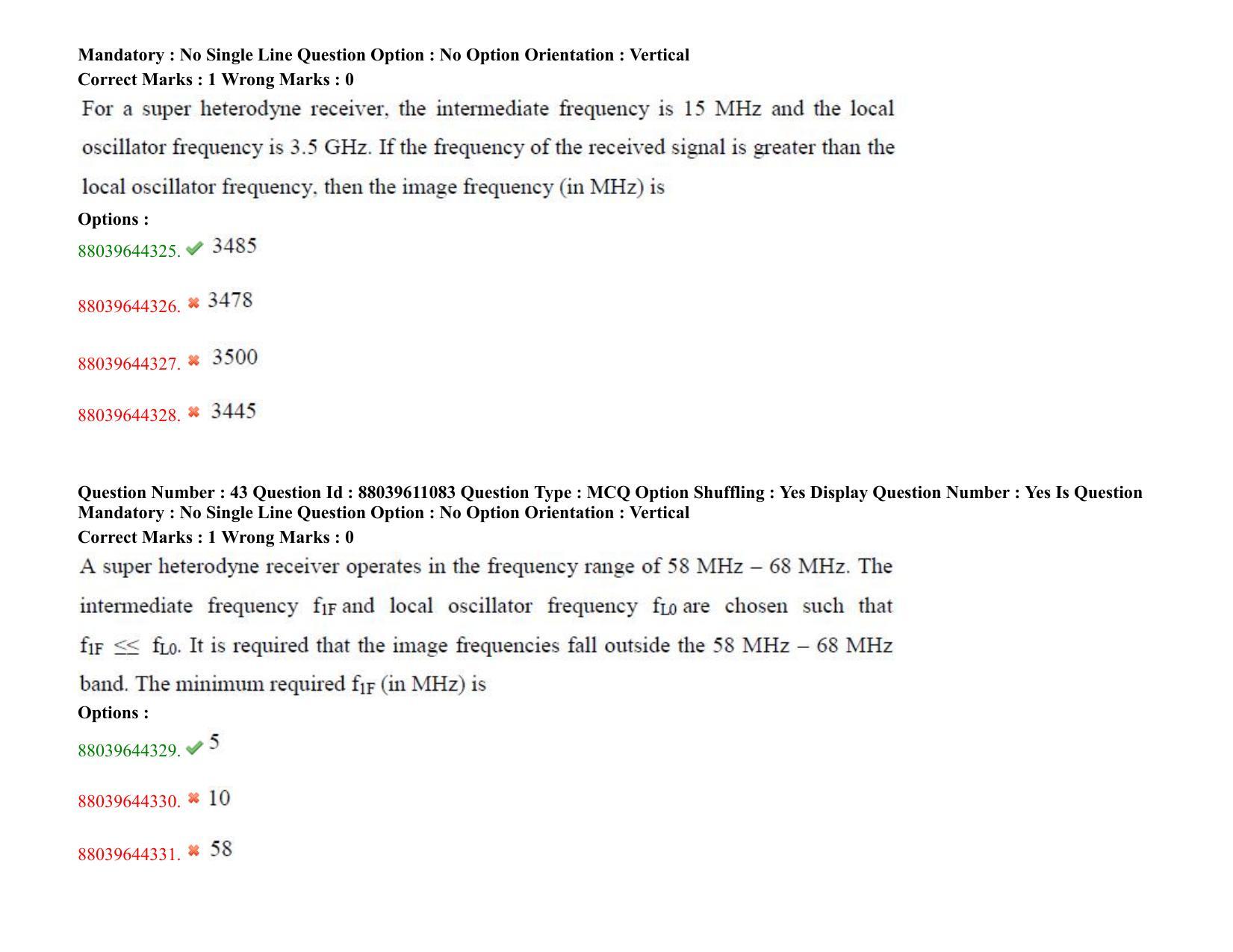 TS PGECET 2020: Electronics and Communication Engineering Question Papers - Page 26