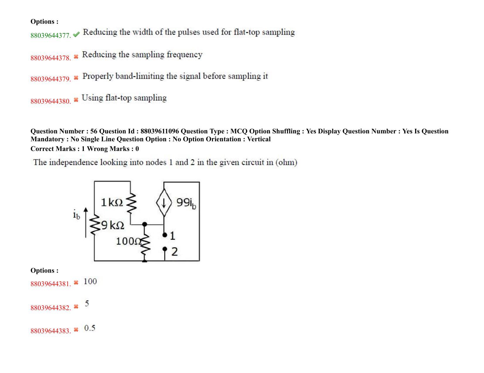 TS PGECET 2020: Electronics and Communication Engineering Question Papers - Page 33