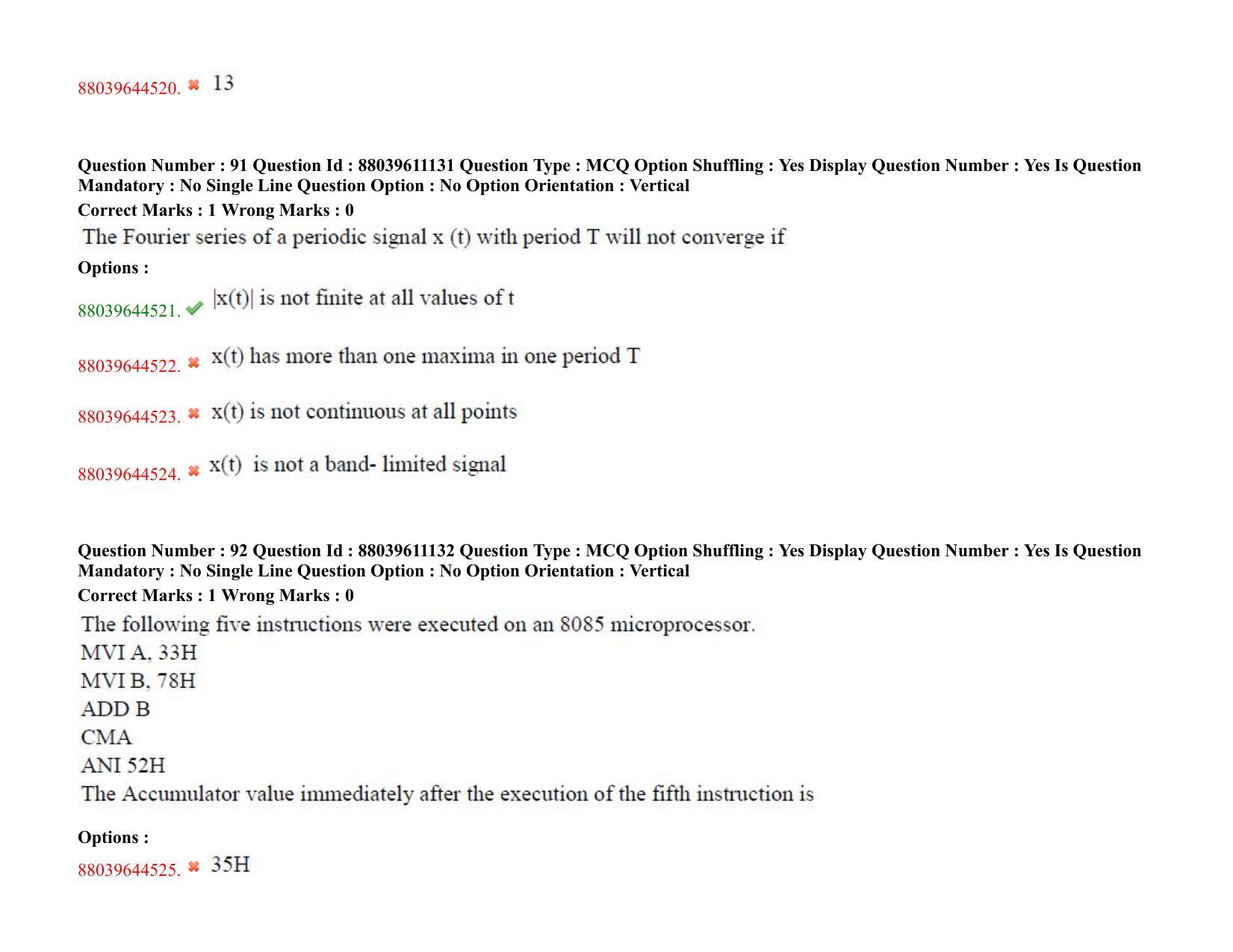 TS PGECET 2020: Electronics and Communication Engineering Question Papers - Page 53