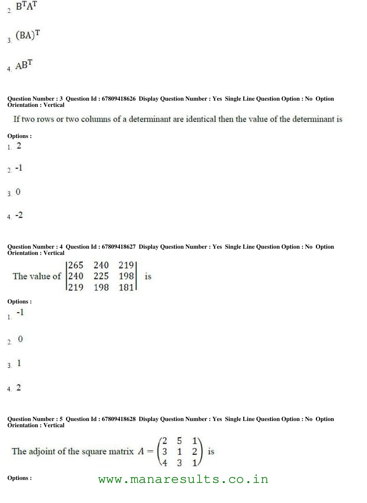 AP ECET 2018 - Mining Engineering Old Previous Question Papers - Page 2