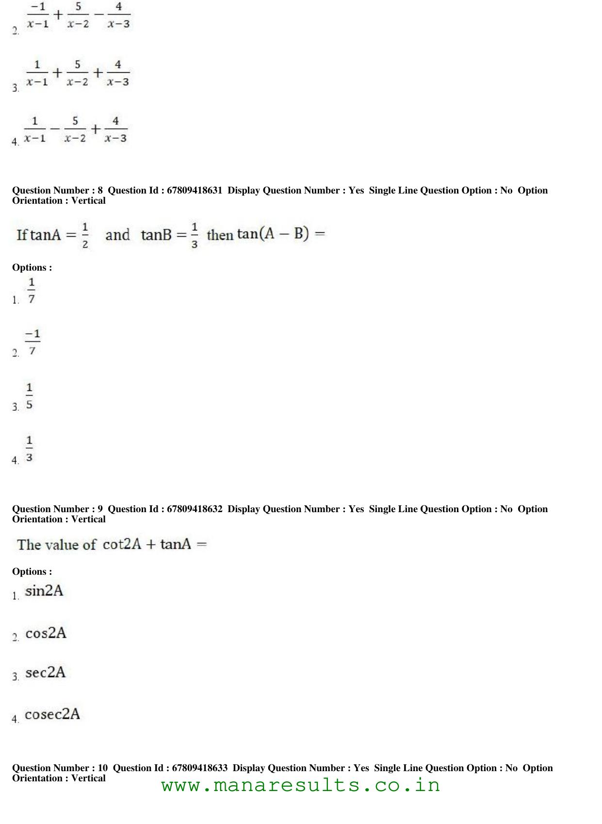 AP ECET 2018 - Mining Engineering Old Previous Question Papers - Page 4