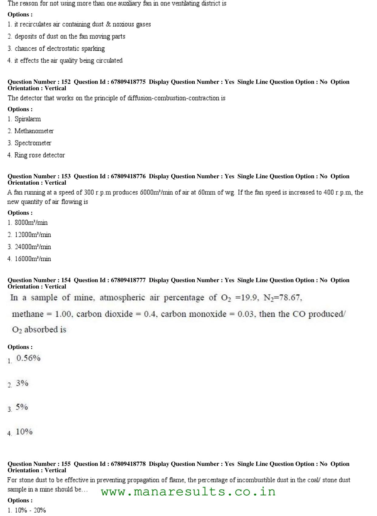 AP ECET 2018 - Mining Engineering Old Previous Question Papers - Page 48