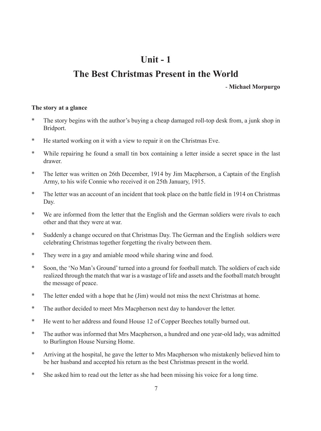 Tripura Board Class 8 English Workbooks - Page 7