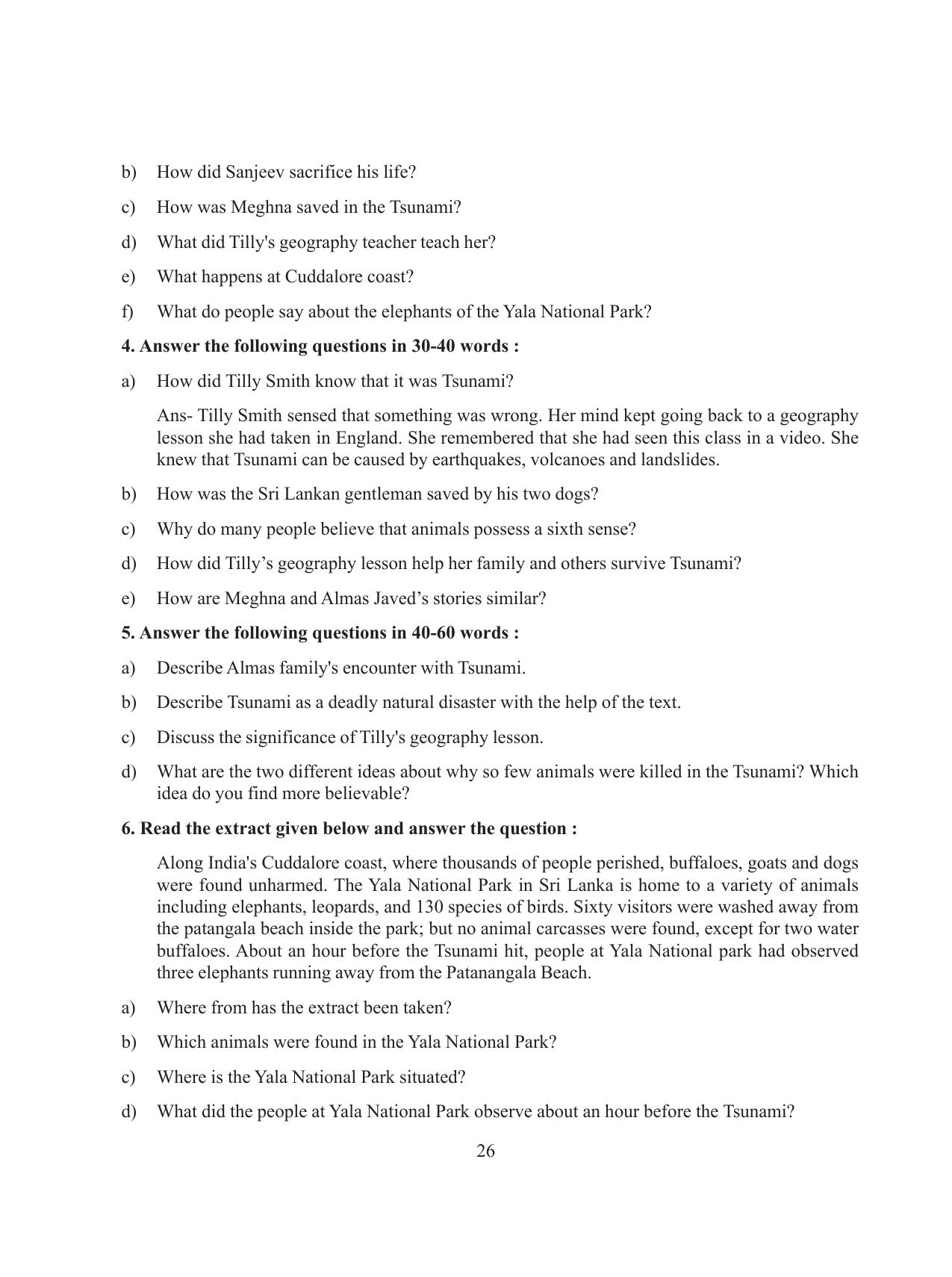 Tripura Board Class 8 English Workbooks - Page 26