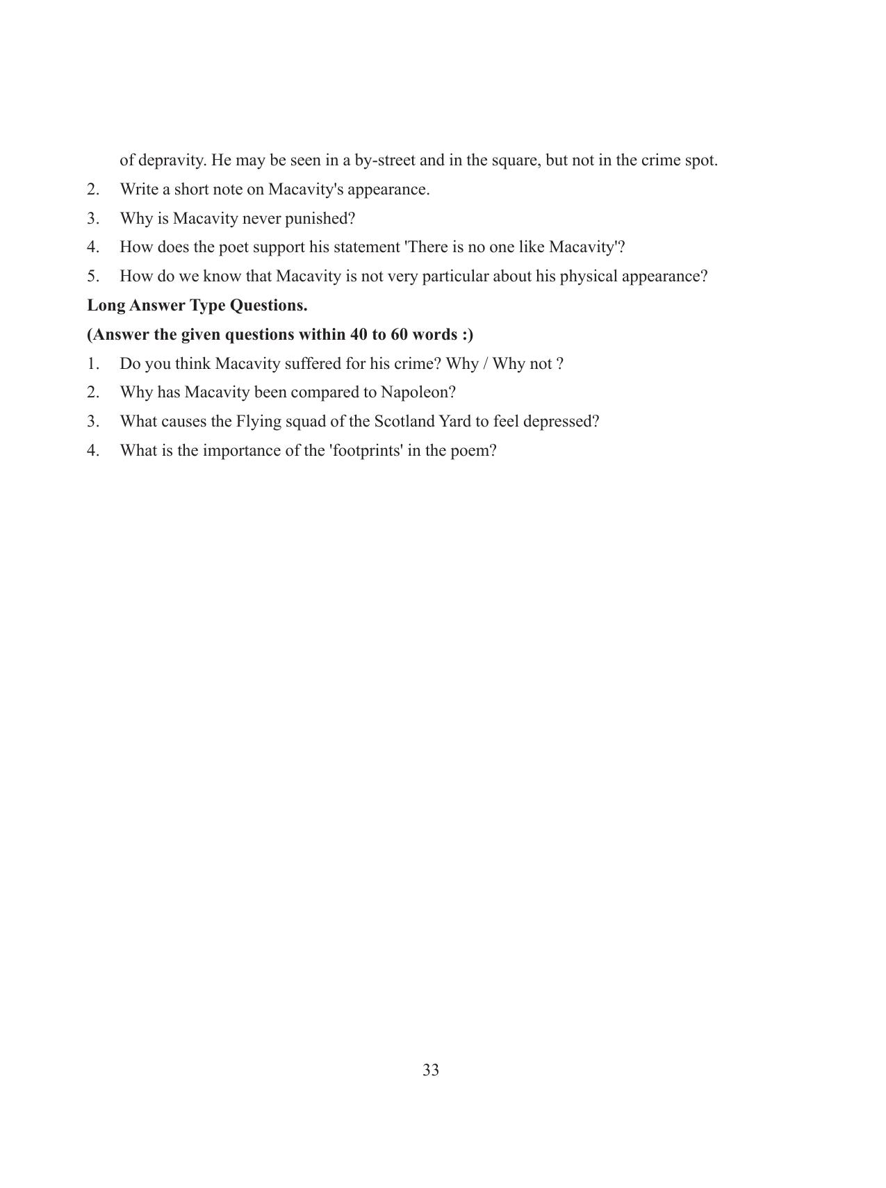 Tripura Board Class 8 English Workbooks - Page 33