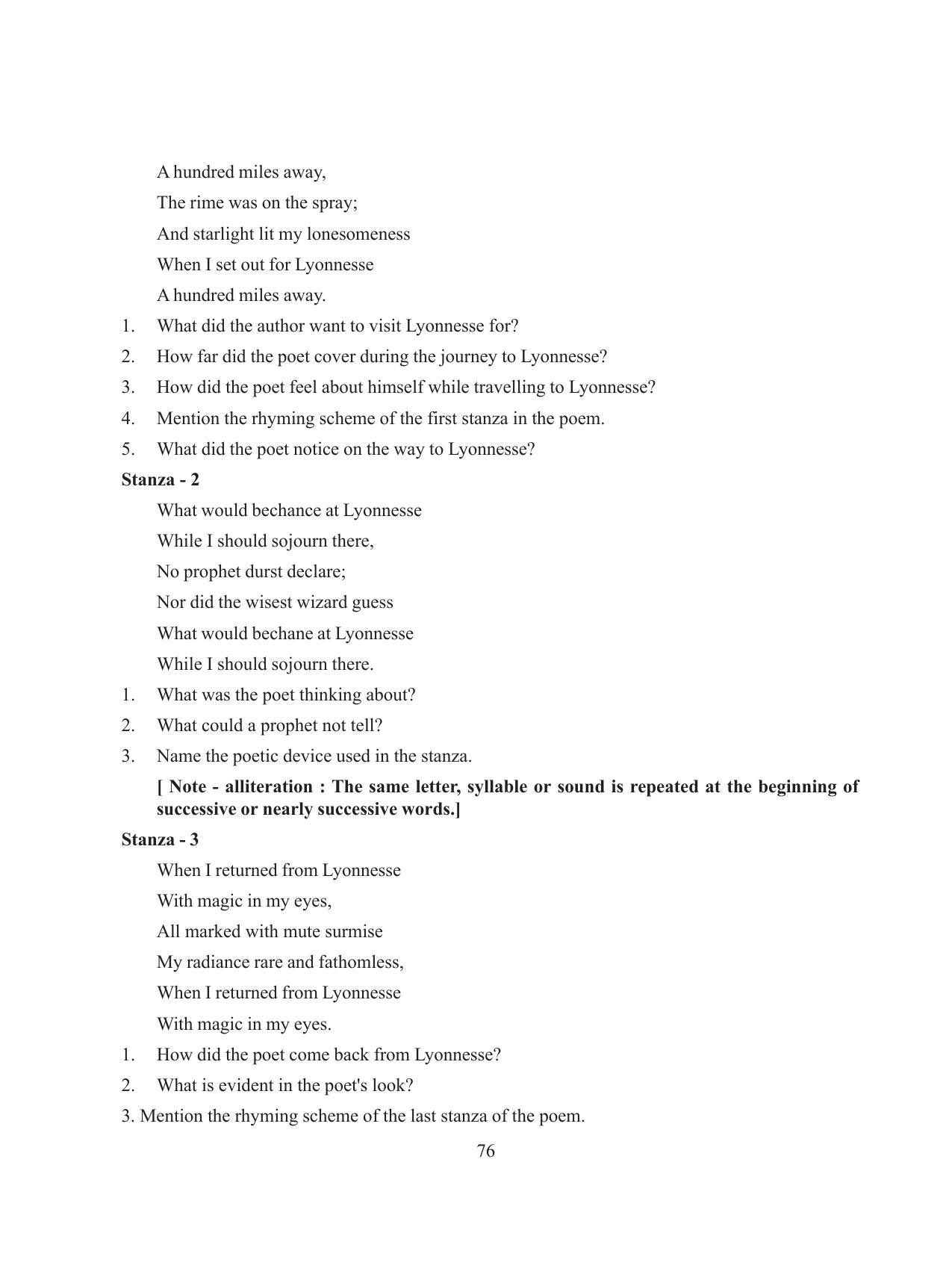 Tripura Board Class 8 English Workbooks - Page 76