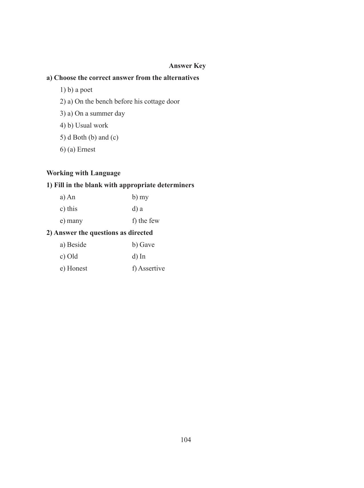 Tripura Board Class 8 English Workbooks - Page 104