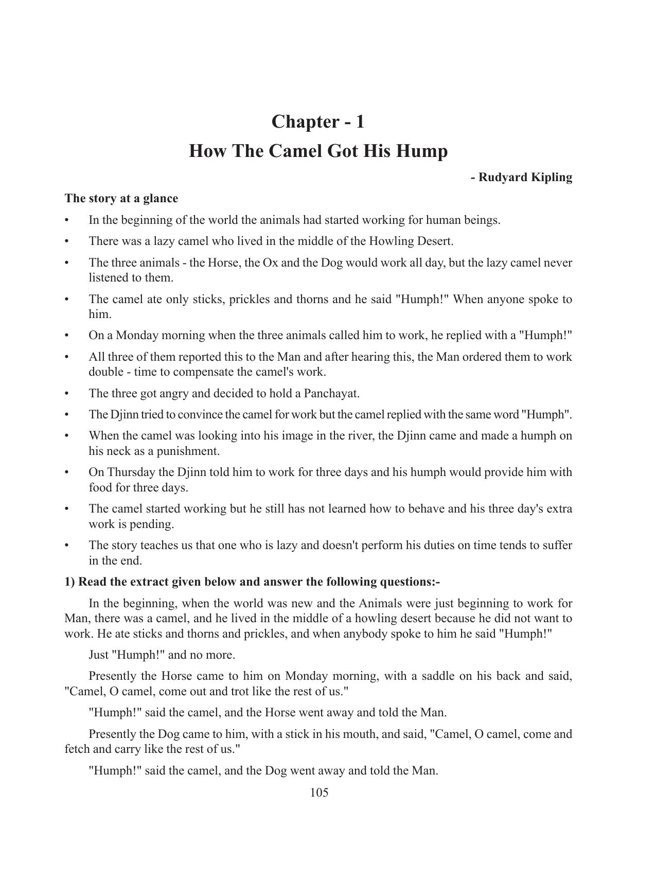 Tripura Board Class 8 English Workbooks - Page 105