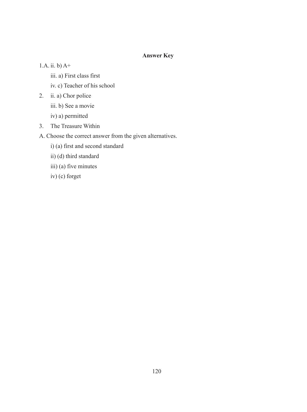 Tripura Board Class 8 English Workbooks - Page 120