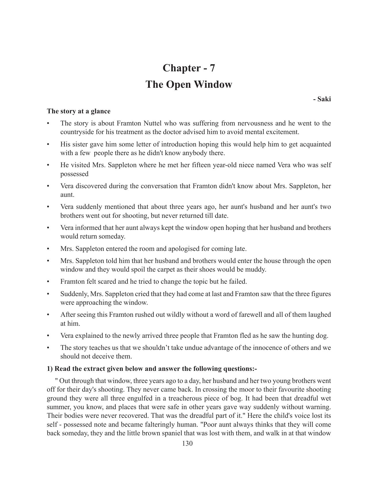 Tripura Board Class 8 English Workbooks - Page 130