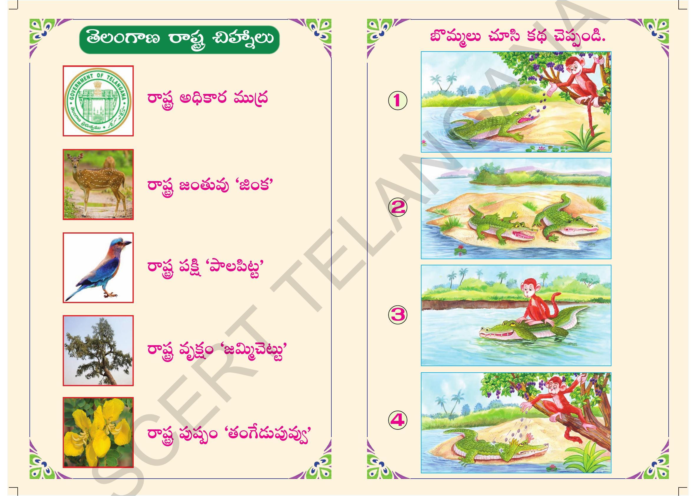 TS SCERT Class 6 Second Language (Telugu Medium) Text Book - Page 2