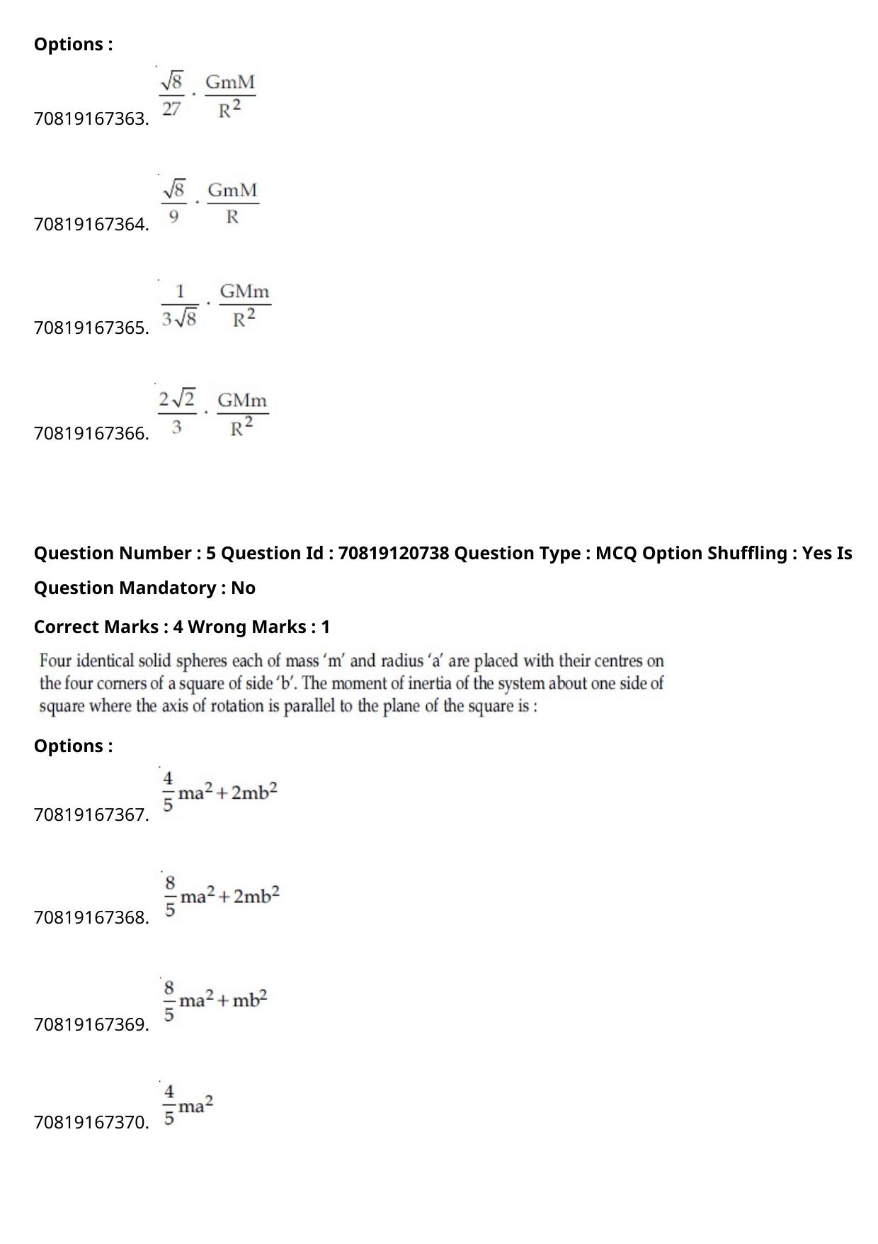 JEE Mains 2021: BTech Punjabi (Shift 1) 26-02-2021 Question Paper - Page 7