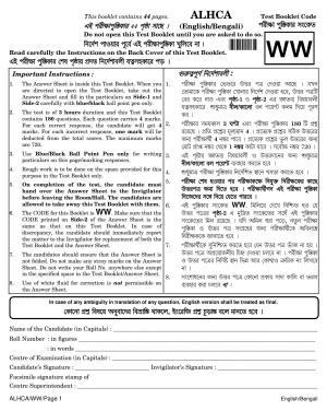 NEET Bengali WW 2018 Question Paper