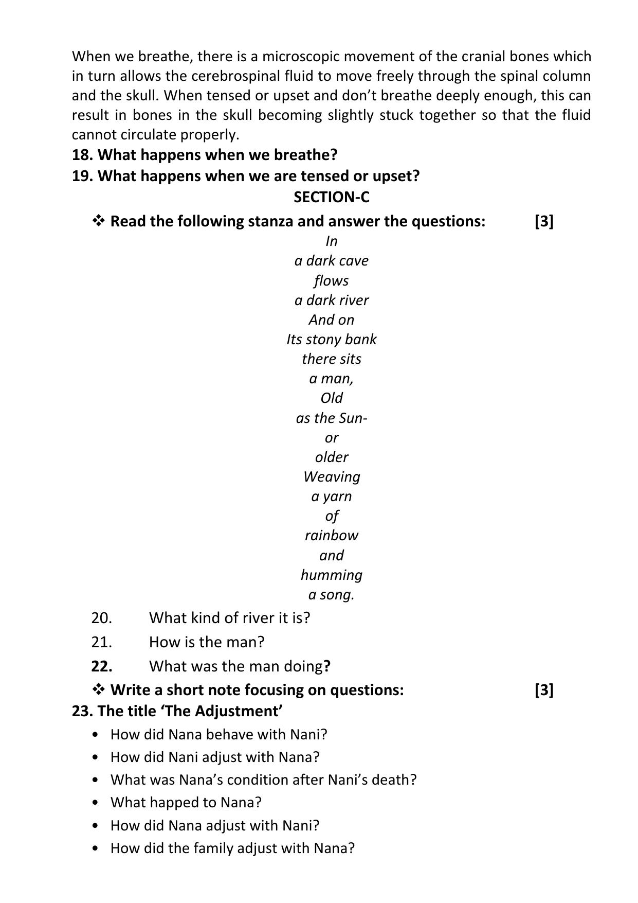 Gujarat Board Class 12th Question Paper 2020: STD-12-અંગ્રેજી દ્વિતીય ભાષા - Page 3