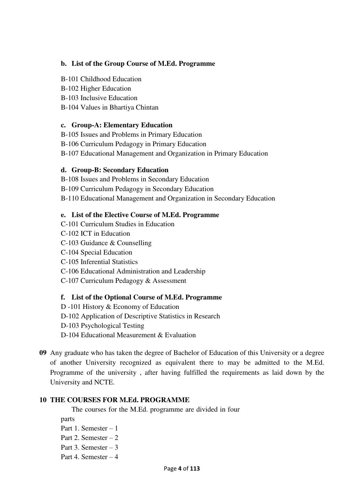 Dwonload Pdf - RTMNU Department of Education of (M.Ed.) CURRICULUM Syllabus. - Page 4