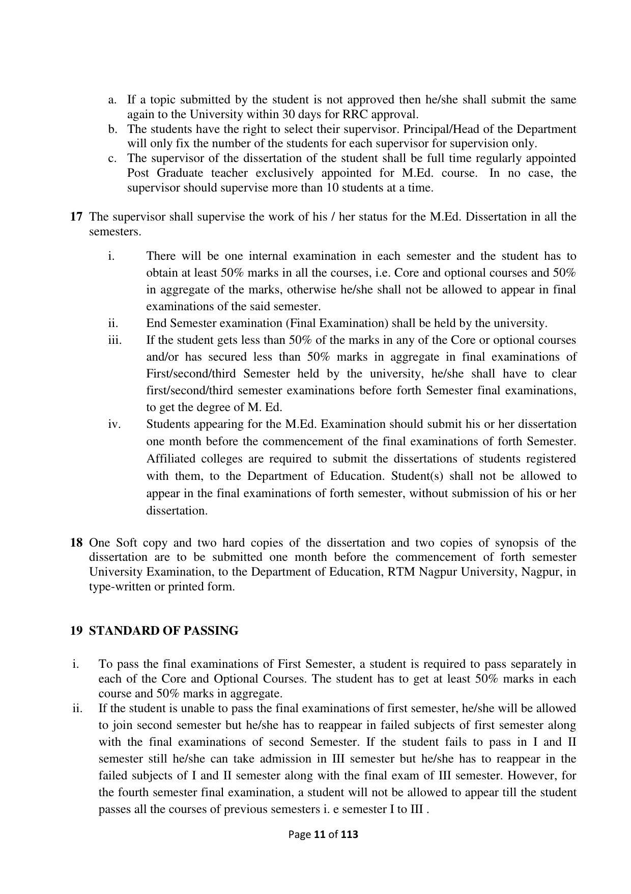 Dwonload Pdf - RTMNU Department of Education of (M.Ed.) CURRICULUM Syllabus. - Page 11