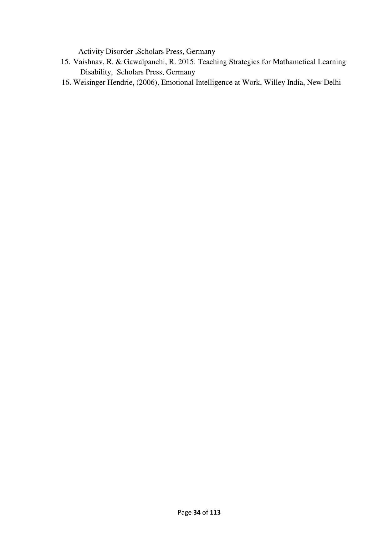 Dwonload Pdf - RTMNU Department of Education of (M.Ed.) CURRICULUM Syllabus. - Page 34