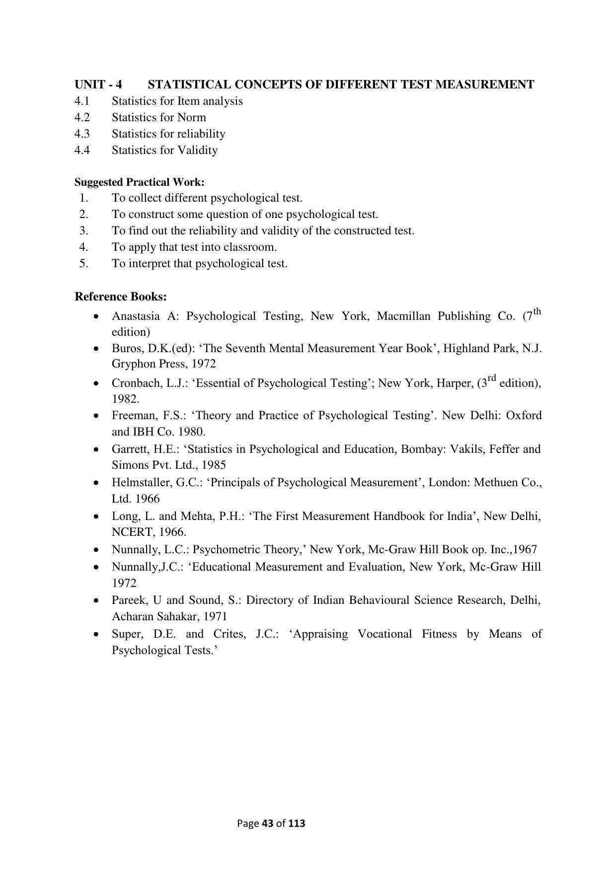 Dwonload Pdf - RTMNU Department of Education of (M.Ed.) CURRICULUM Syllabus. - Page 43