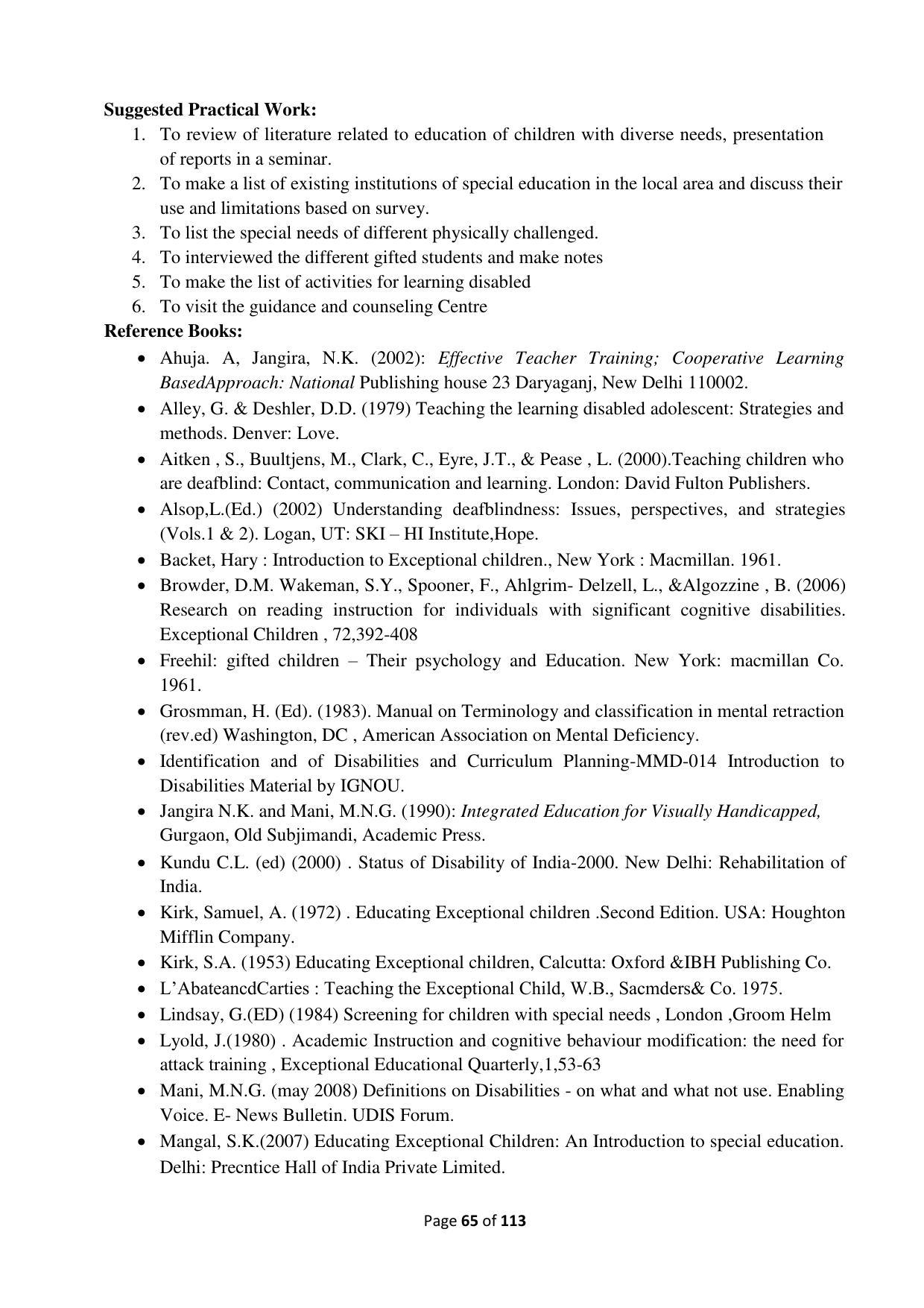 Dwonload Pdf - RTMNU Department of Education of (M.Ed.) CURRICULUM Syllabus. - Page 65
