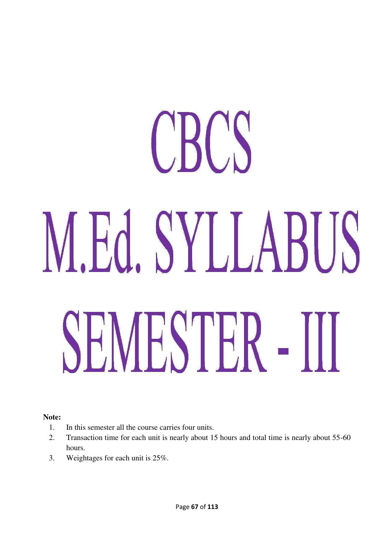 Dwonload Pdf - RTMNU Department of Education of (M.Ed.) CURRICULUM Syllabus. - Page 67