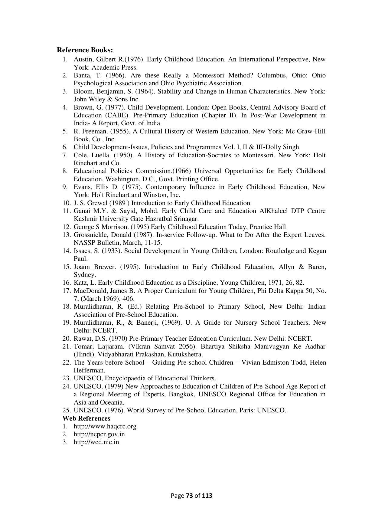 Dwonload Pdf - RTMNU Department of Education of (M.Ed.) CURRICULUM Syllabus. - Page 73