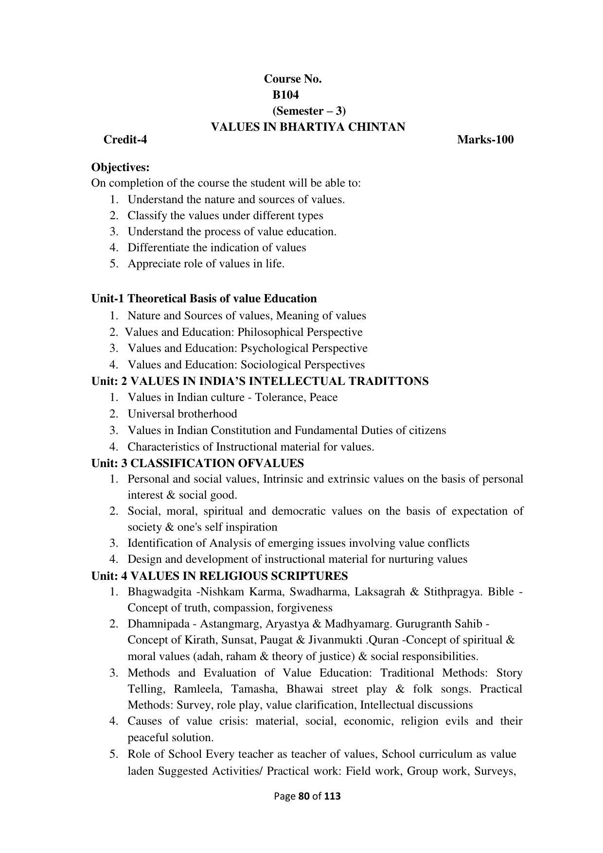 Dwonload Pdf - RTMNU Department of Education of (M.Ed.) CURRICULUM Syllabus. - Page 80
