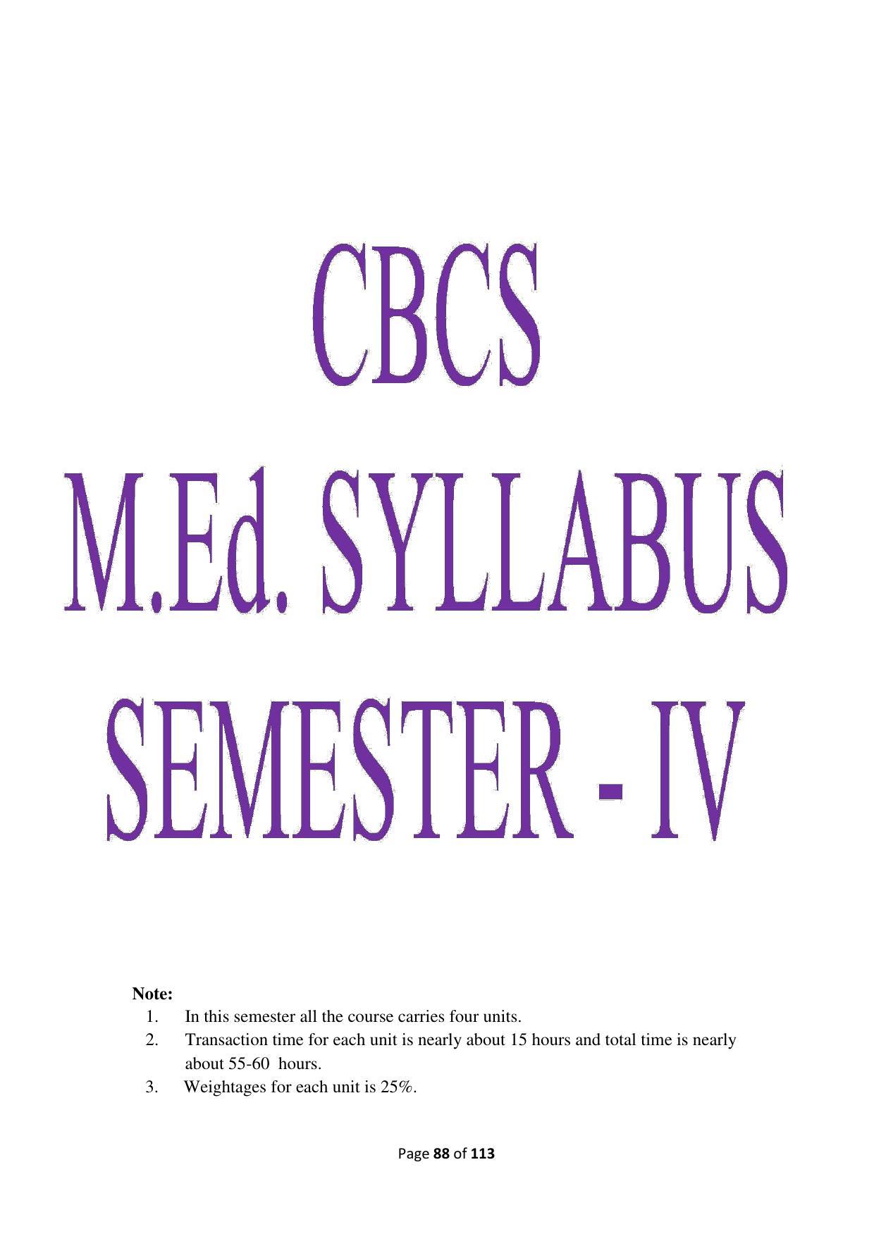 Dwonload Pdf - RTMNU Department of Education of (M.Ed.) CURRICULUM Syllabus. - Page 88