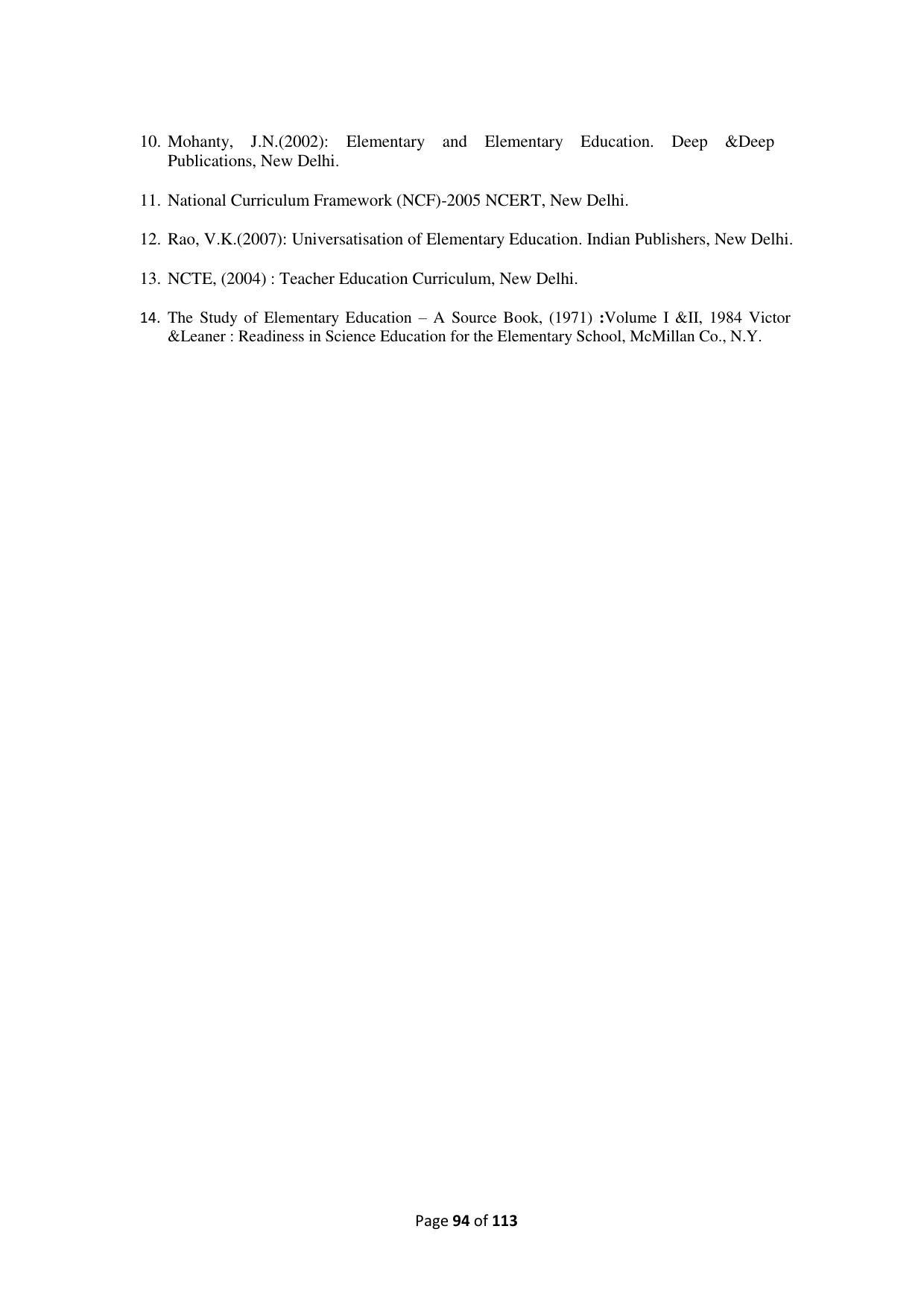 Dwonload Pdf - RTMNU Department of Education of (M.Ed.) CURRICULUM Syllabus. - Page 94