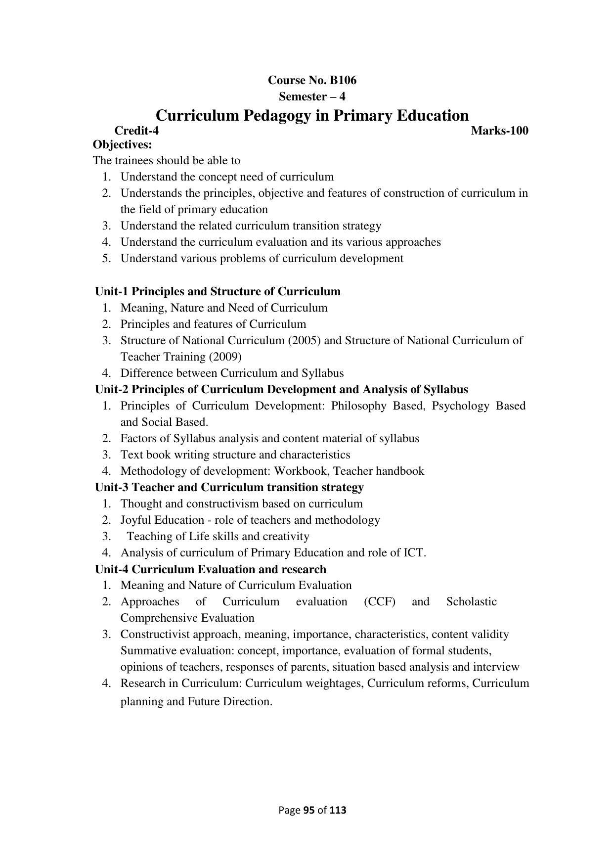 Dwonload Pdf - RTMNU Department of Education of (M.Ed.) CURRICULUM Syllabus. - Page 95