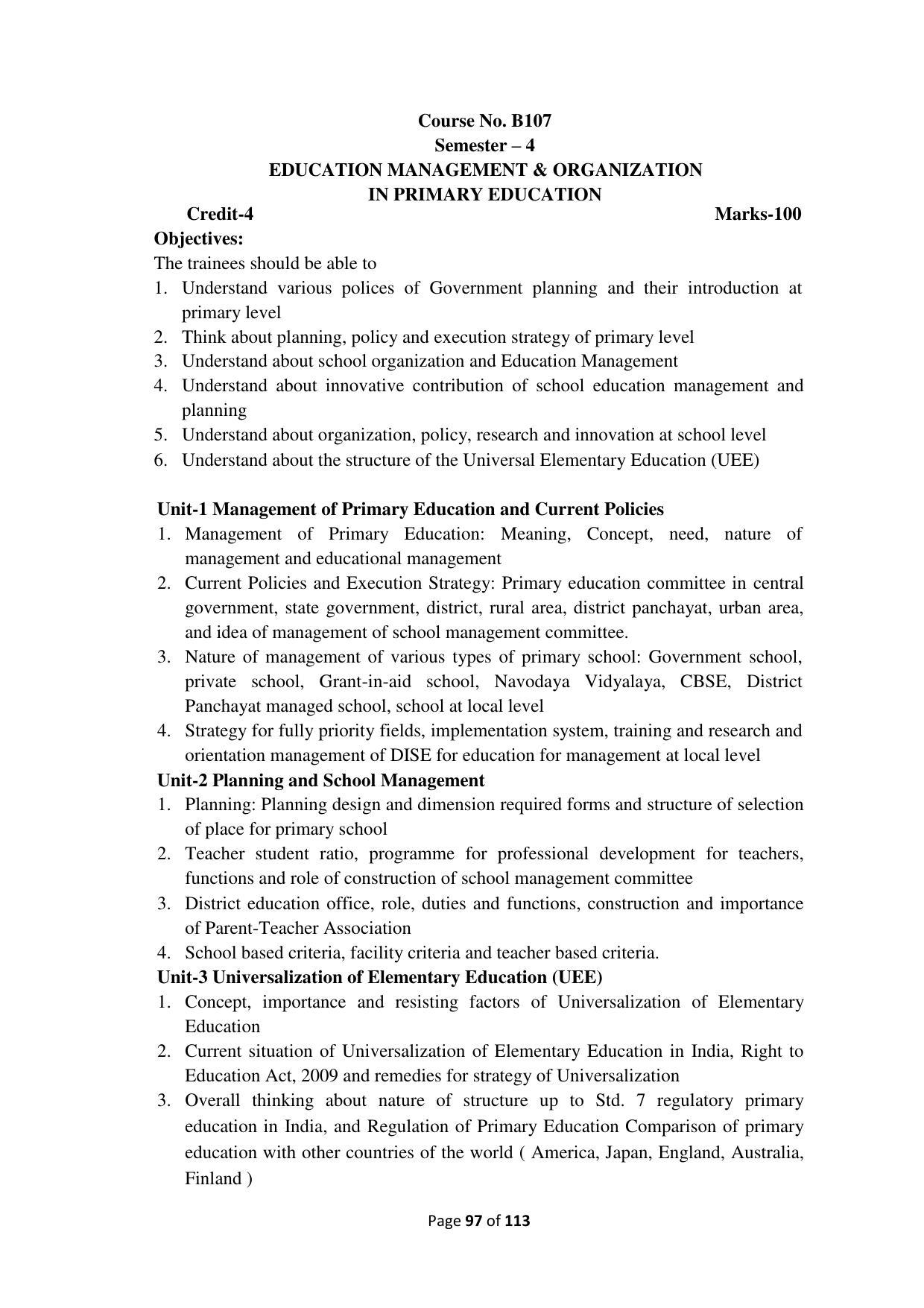 Dwonload Pdf - RTMNU Department of Education of (M.Ed.) CURRICULUM Syllabus. - Page 97