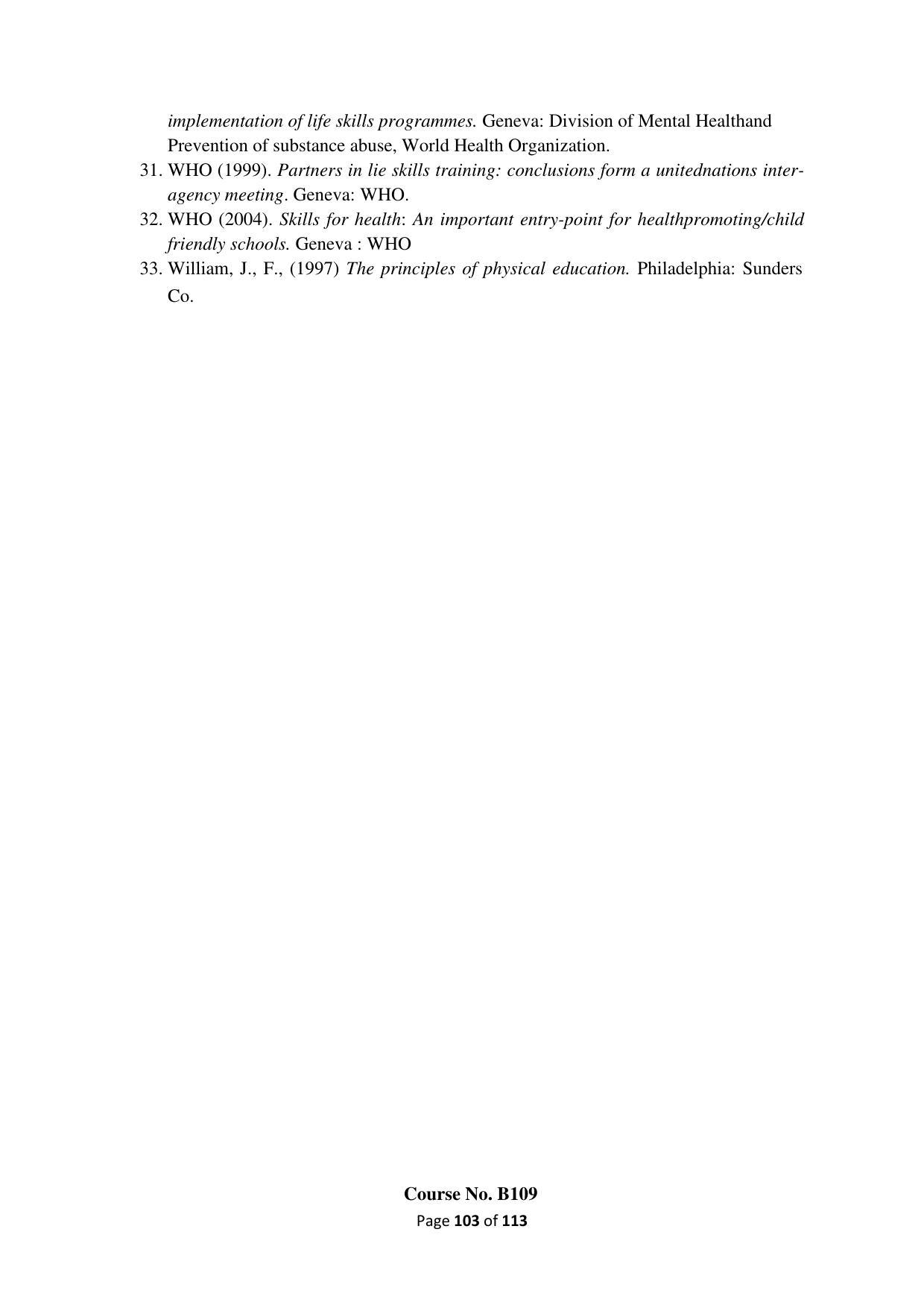 Dwonload Pdf - RTMNU Department of Education of (M.Ed.) CURRICULUM Syllabus. - Page 103