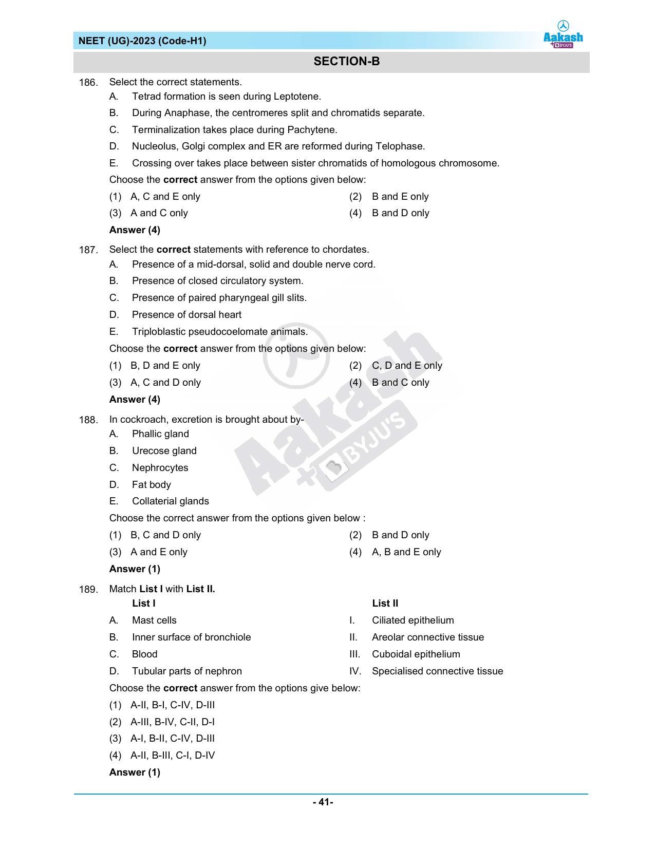 NEET 2023 Question Paper H1 - Page 41