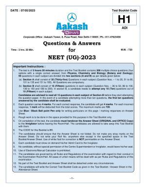 NEET 2023 Question Paper H1